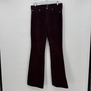 Gap Purple Corduroy Cotton Bootcut Pants Size 28R Y2k Style